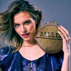 Super cool golden bag by Aldo